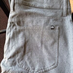 Travis Mathew Light Gray Men's Chino with Back Pocket